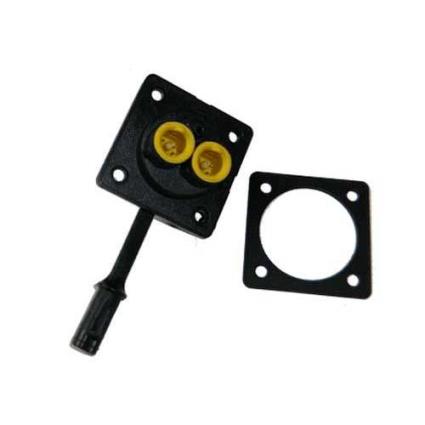 Conector Simnet Bulkhead T One Size Black