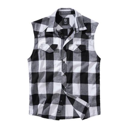 Camisa Check 5XL White / Black