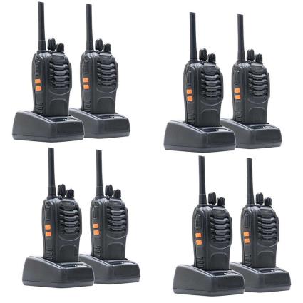 Pmr Walkie Talkie R40 Pro 8 Unidades One Size Black