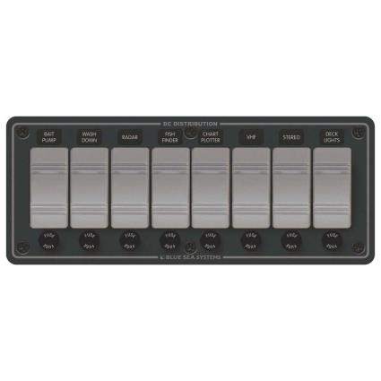 Contura Water Resistant 12v Dc Panel 8 Position One Size Black / Grey