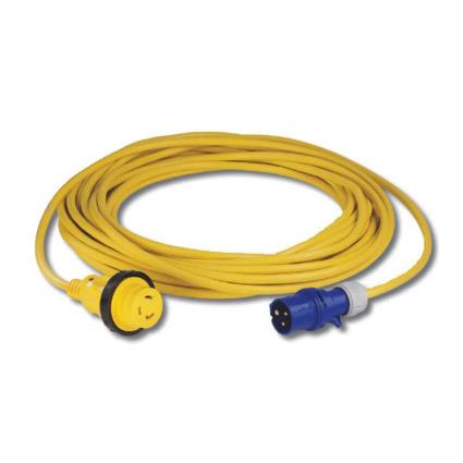 Locking Shore Power Cordset 25 m Yellow