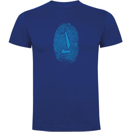 Camiseta De Manga Curta Sailor Fingerprint M Royal Blue