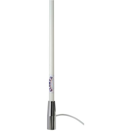 Vhf Chromed Base 3db Antenna One Size White