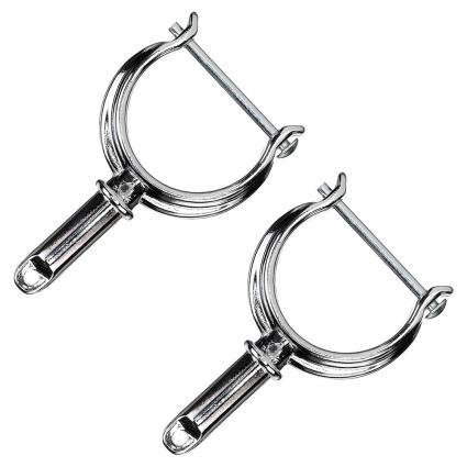 Rowlock One Size Chrome Plated Zinc (2 pcs)