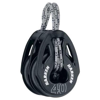 Double Carbo T2 Block 40 Mm One Size Black