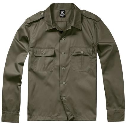 Camisa Manga Comprida Us 4XL Olive