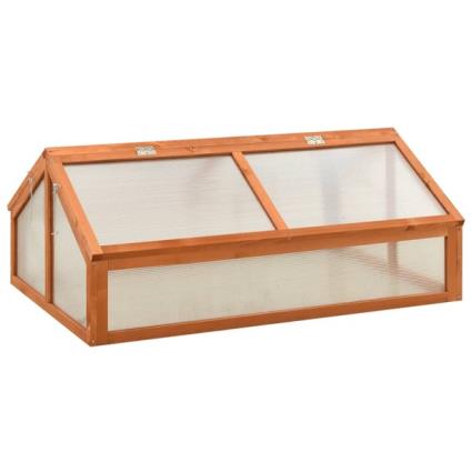 Estufa  Madeira de Abeto (Madeira - 120x80x50 cm - Castanho)