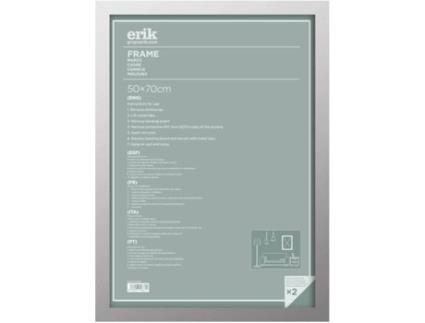Moldura para Poster  (Plateado - 50x2x70 cm)