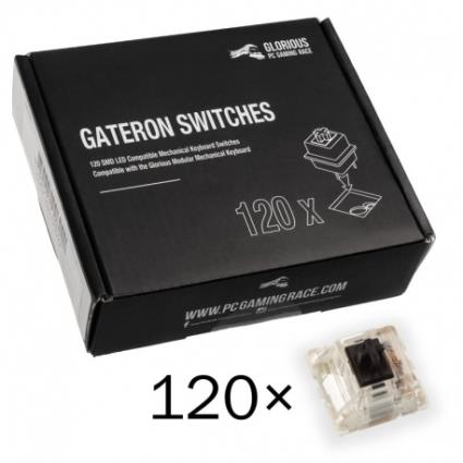 Pack 120 Switches Gateron MX Black para  PC Gaming