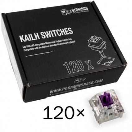 Pack 120 Switches Kailh Pro Purple para  PC Gaming