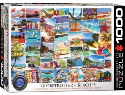 Puzzle 2D  Globetrotter Beaches 1000 pcs (1000 peças)