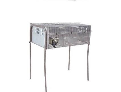 Gaiola para Furões GÓMEZ Y CRESPO 3 Departamentos (Cinzento - 103x75x119cm)