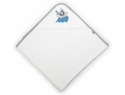 Toalha De Banho  Oso Barco Cinzento (100 x 100 cm)