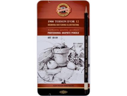 Lápis de Grafite Toison D´Or Art 1902, 12 Unidades