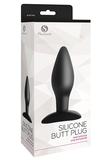 Plug Anal  Preto (4,5 cm)