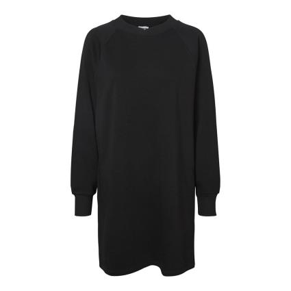 Vestido De Moletom Manga Comprida Lupa S Black