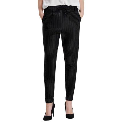 Calças Poptrash Classic Pinstripe S Black