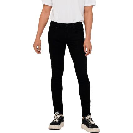 Jeans Warp Life Skinny Pk 9384 34 Black Denim