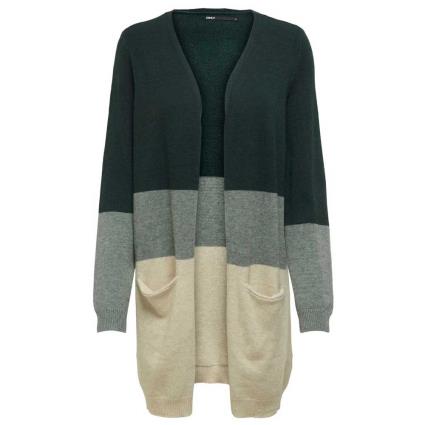 Casaco Queen Knit M June Bug / Stripes Balsam Green Melange / Oatmeal Melange
