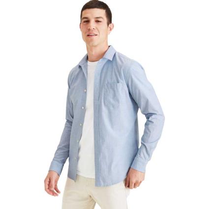 Camisa Manga Comprida Slim Icon L End On End Delft D