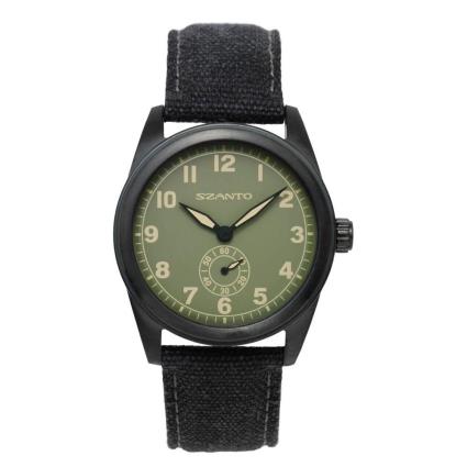 Relógio 1005 Classic Military Field One Size Steel Black / Canvas Charcoal