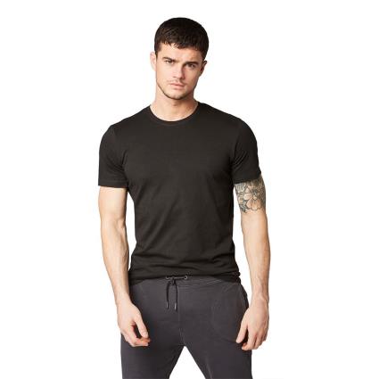 Camiseta De Manga Curta Basic 2 Pacote L Black