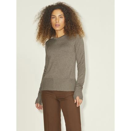 Sweater Tripulação De Pescoço Lara Soft L Brindle
