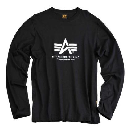 Camiseta De Manga Comprida Basic XL Black