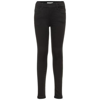 Jeans Cintura Alta Polly Toras 7104 Legging 122 cm Black Denim