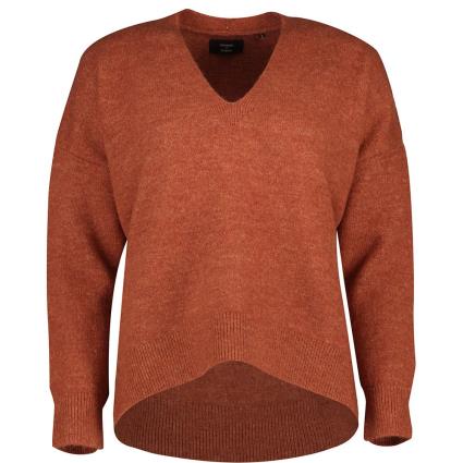 Agasalho Studios Slouch Vee Knit S Burnt Brick
