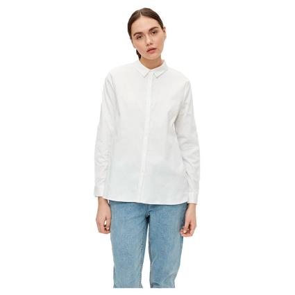 Roxa Camisa De Manga Comprida Solta 36 White