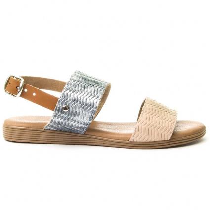 Sandália Lisa De Couro Com Pure Buckle Thinsandal Piel EU 36