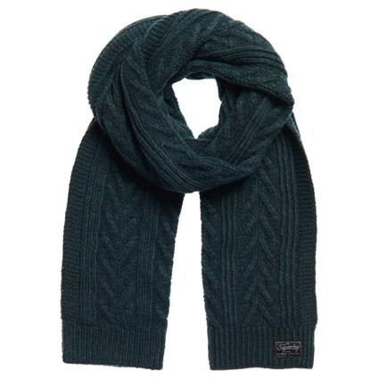 Cachecol Cable Lux One Size Jungle Green Marl