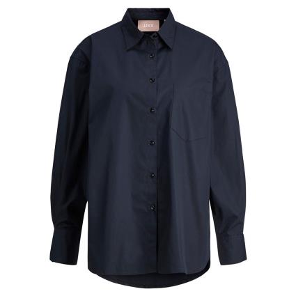 Camisa Manga Comprida Jamie Relaxed Poplin L Black