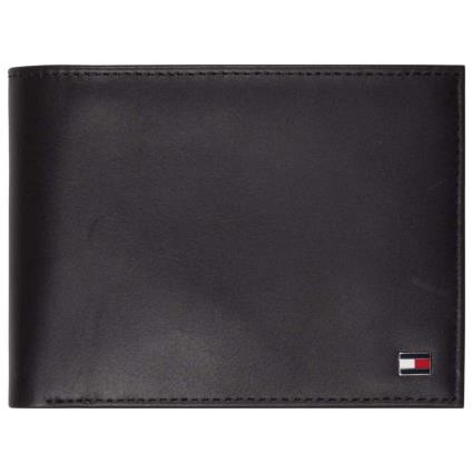 Eton Flap And Coin Pocket Leather One Size Black