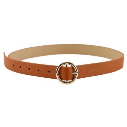 Cinto Bonna 80 cm Cognac / Detail Gold Buckle