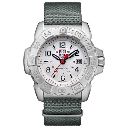 Relógio Navy Seal Steel 3257 45 mm Silver / Black