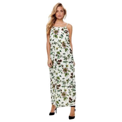 Vestido Longo Winner Maxi Woven 40 Cloud Dancer / Aop Botanical