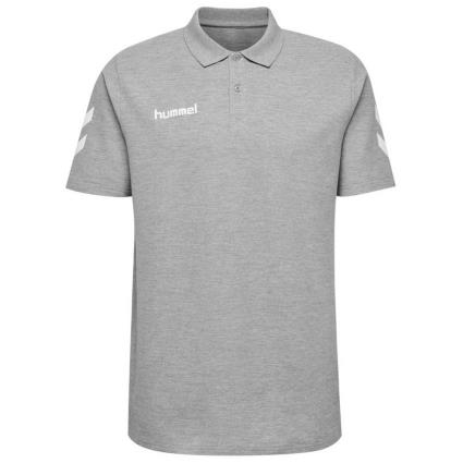 Polo Manga Corta Go Cotton 152 cm Grey Melange