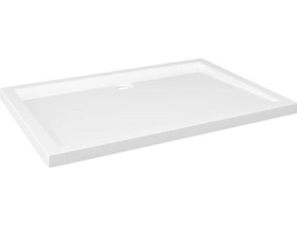 Base de chuveiro retangular 80x110 cm ABS branco