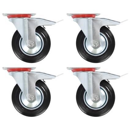 32 pcs rodas giratórias 160 mm