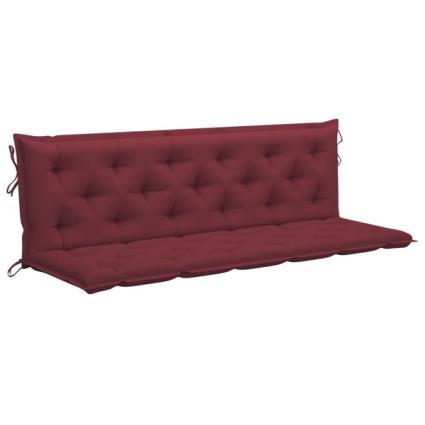 Almofadão para cadeira de baloiço 180 cm tecido vermelho tinto