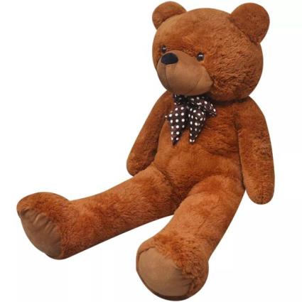 Urso de peluche 170 cm castanho