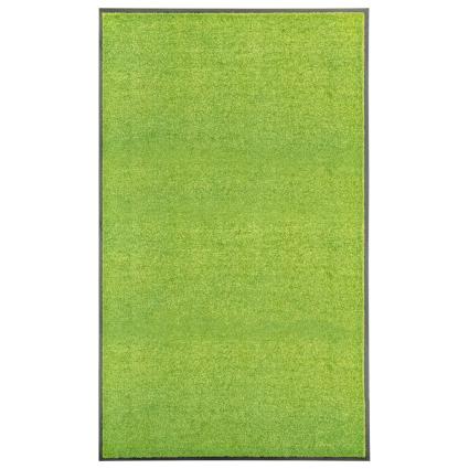 Tapete de porta lavável 90x150 cm verde