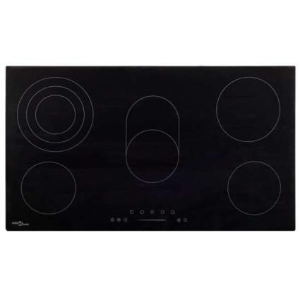 Placa de cerâmica com 5 discos controlo tátil 77 cm 8500 W
