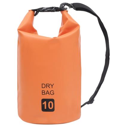 Bolsa impermeável 10 L PVC laranja