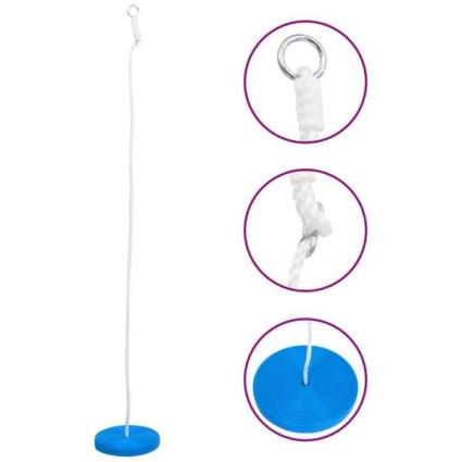 Baloiço de placa 180 cm azul