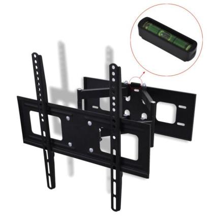 Suporte TV parede 3D braço duplo + inclinação rotação 400x400mm