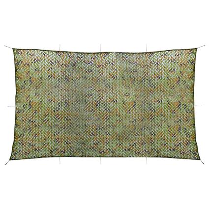 Rede de camuflagem com saco de armazenamento 2x8 m verde