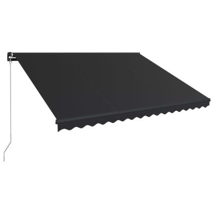 Toldo retrátil manual 400x300 cm antracite